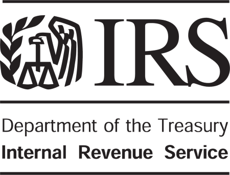 IRS logo for story on tax deadline.